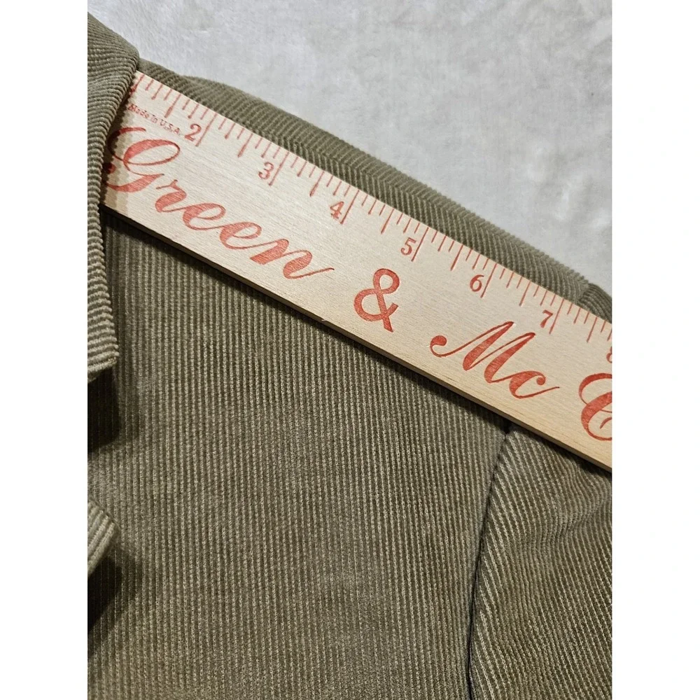 Linea Uomo 48L Tan Corduroy Blazer Sport Coat 3 Button‎ Cotton Long